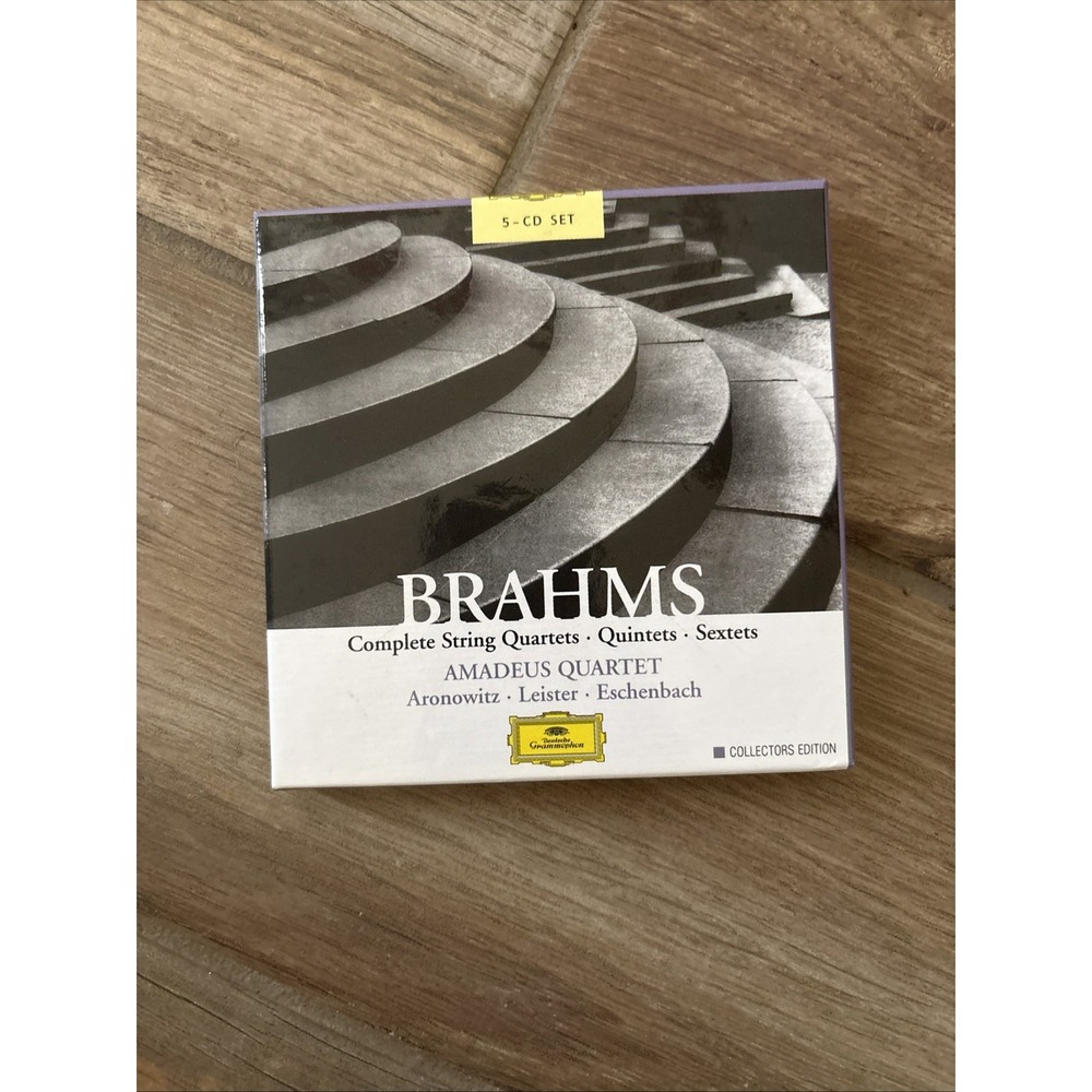 Brahms Complete String Quartets Quintets Sextets Amadeus Quartet 5 CD Box Set